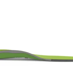 View6_All-Purpose_Support_High-Arch_2731x1667_b2609f74-67c6-418e-983b-c8155abb38aa - Horizon Industries Side view of a lime green flip-flop sandal with a gray midsole and textured strap edge left hint of heel.